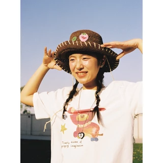 Tagi. หมวกสานลูกปัด "สวนหลังบ้านอันแสนวิเศษ" Beaded Knitted Hat