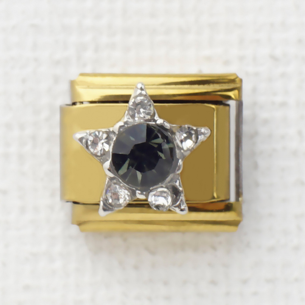 สร้อยข้อมือแบบโมดูลาร์อิตาลีวินเทจโกธิคทองดาวรูปหัวใจสร้อยข้อมือยางยืดสร้อยข้อมืออสมมาตรอิตาลี - รูปที่ 3