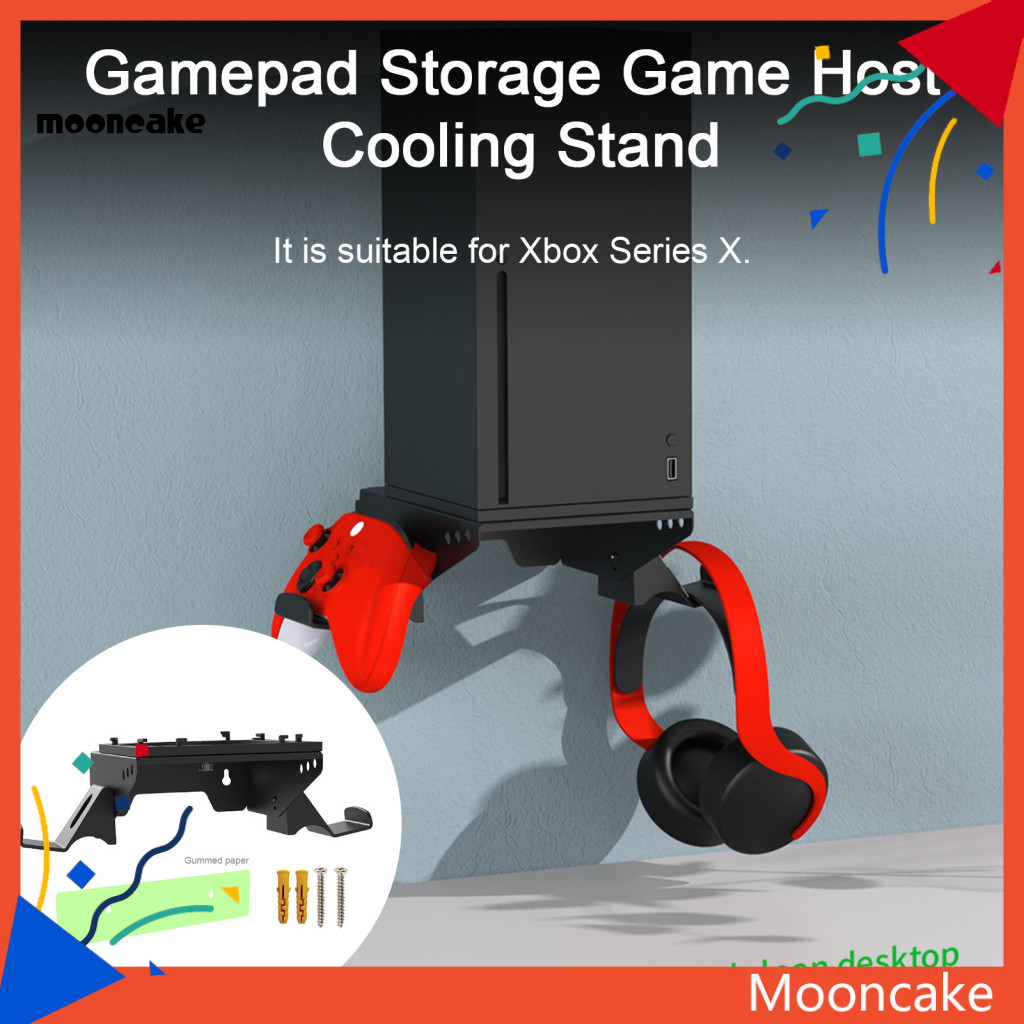 ขนมไหว้พระจันทร์| ฐานระบายความร้อนป้องกันเกมเก็บเกมแพดโฮสต์ขาตั้งระบายความร้อนติดผนังสําหรับ Xbox Se