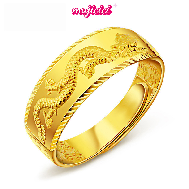 [mu]Veyron เครื่องประดับแหวนชุบทองแฟชั่นบุรุษ Veyron แหวนแฟชั่น