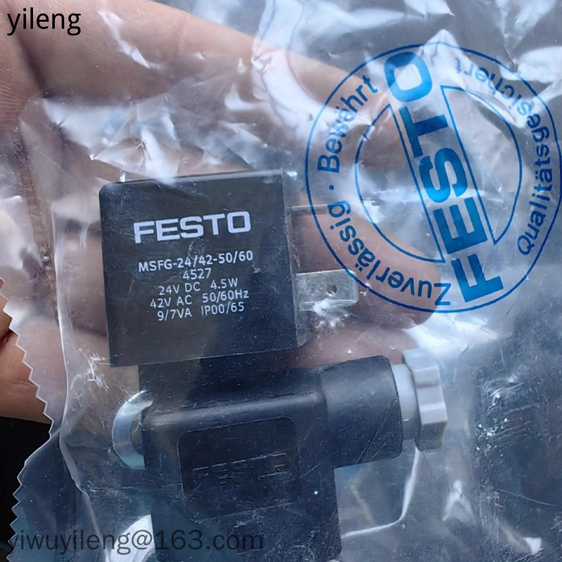 Festo Solenoid วาล์วส่วนประกอบนิวเมติก MSFG-24/42-50/60 4527 MSFW-230-50/60 4540 Solenoid Coil