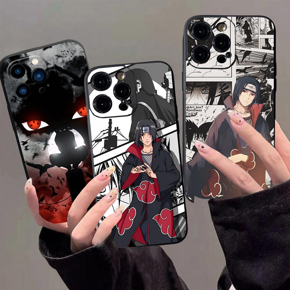 อะนิเมะ NARUTOเคสโทรศัพท์สําหรับXiaomi Redmiหมายเหตุ14 Pro 13 12 13 Pro Plus 12S 10 11 Redmi 14C 13C 12C 10 12 10C 10S 11S 4G 5Gปลอกการ์ตูนญี่ปุ่นSoft Matte Uchiha Itachi