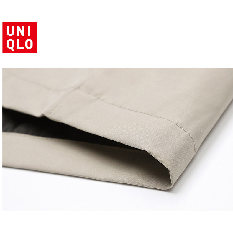 UNIQLO 2025 ใหม่Uniqlo Fall เสื้อแจ็คเก็ตผู้ชาย M-5XL เสื้อแจ็คเก็ตทรงหลวมไซส์ใหญ่เสื้อแจ็คเก็ตกันคราบเข้ม - รูปที่ 6