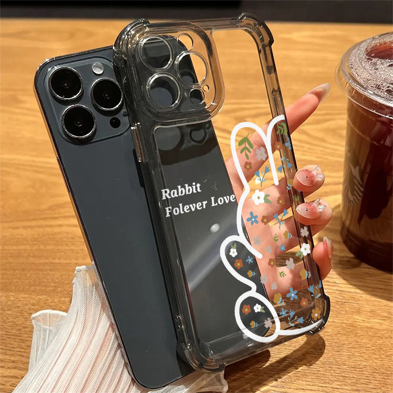 🍬POPPA🍬สี่มุมหนาป้องกันการตกเลนส์ป้องกันกรณีโทรศัพท์มือถือสำหรับ iPhone 16 15 14 13 12 11 ProMax X/XS XR XSMAX 7 8PLUS - รูปที่ 5