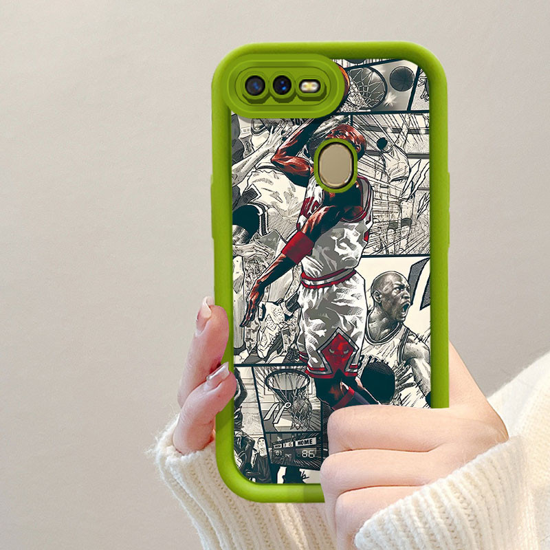 บาสเกตบอลair Jordan Slam Dunkเคสโทรศัพท์สําหรับOPPO A57 A77 A53 a3 energy a80 A33 A79 A93 A94 F11 A9