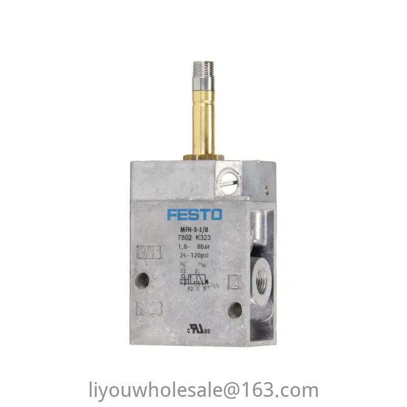 Festo Solenoid Valve ยี่ห้อใหม่พร้อมสต็อก MFH-3-1/8-1/4-1/2-3/4-M5 7802 9964 9857 11967