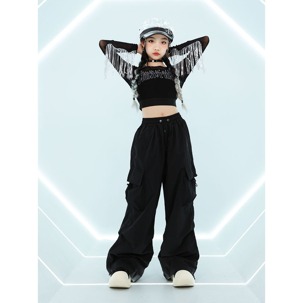 ชุดเต้นเด็ก ชุดเต้น เด็กผู้หญิง ชุดเต้นรํา ชุดแดนเซอร์ ชุดฮิปฮอป ชุด cover dance ชุดซ้อมเต้น ชุดเซ็ทเด็ก ชุดเต้น cover ชุดโคฟเวอร์ - รูปที่ 3