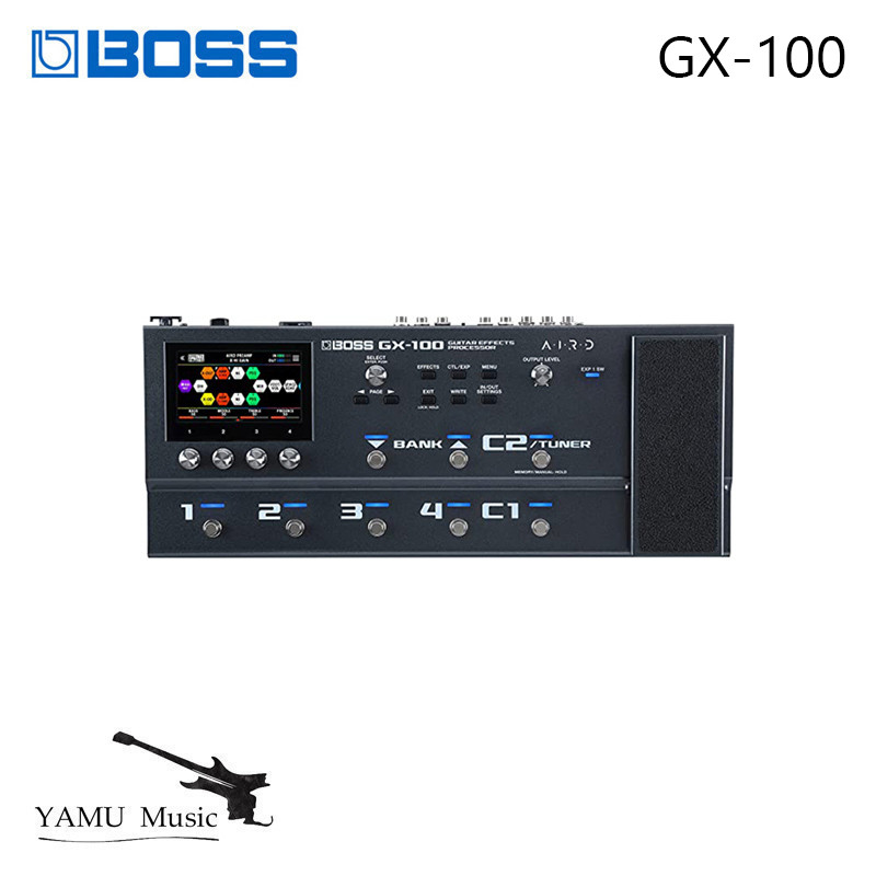 Boss GX-100 กีตาร์โปรเซสเซอร์อะคูสติกกีตาร์ Amp Professional Multi-Effect Pedal Bass กีตาร์อุปกรณ์เส
