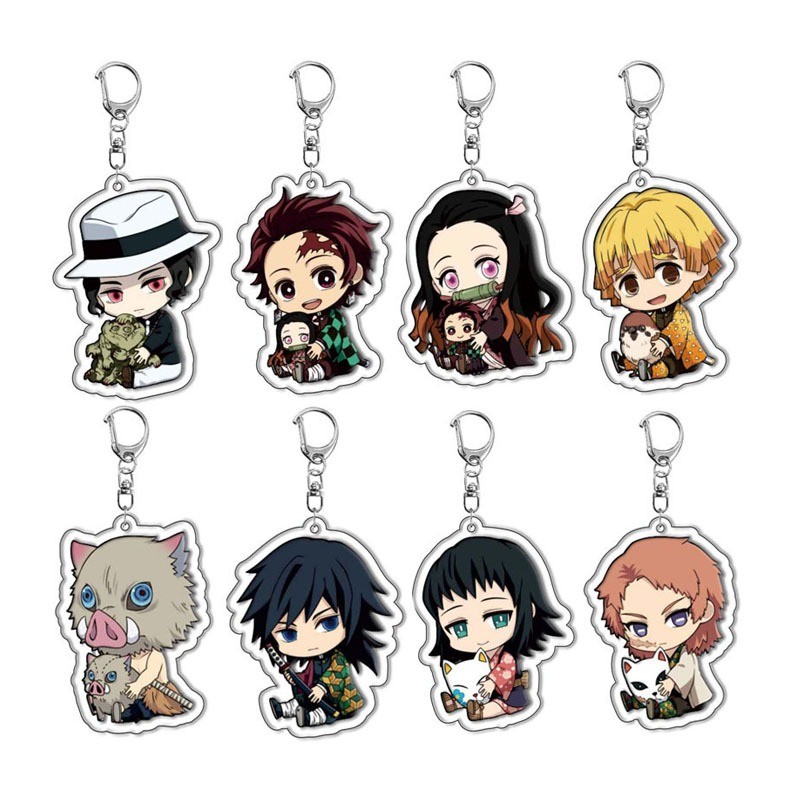 GANTUNGAN Jujutsu Kaisen Sukuna พวงกุญแจพวงกุญแจอะคริลิค - วาติน