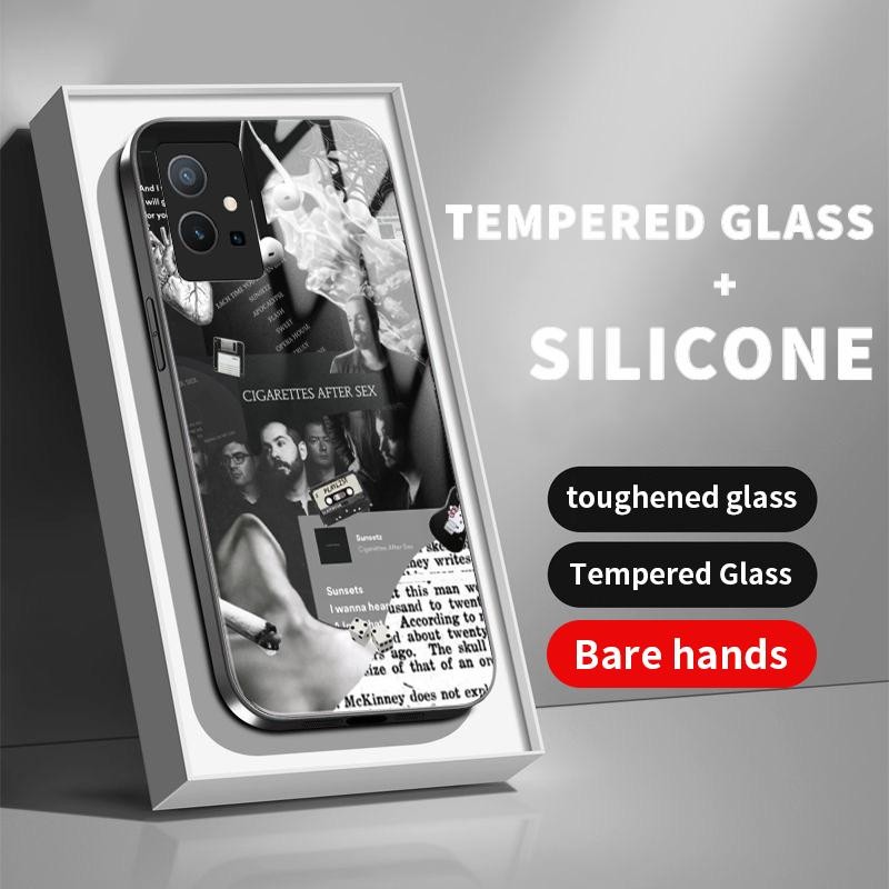 เหมาะสำหรับ VIVO Y75 5G Y75 4G Y75S Y72 Y73 Y76 Y7s Y85 Y89 กรณีโทรศัพท์มือถือ Fashions Music Theme 