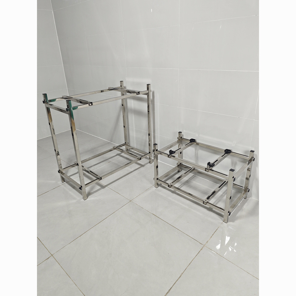 ตัวยึด1.5p5p กันสนิมและโช้คอัพสามารถซ้อนชั้นวางเครื่องปรับอากาศหลายชั้น