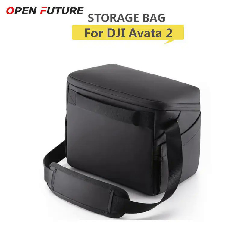 Drone Portable Bag For DJI Avata 2 Black Outdoor Travel Shoulder Omnibearing Storage Bags For DJI Av
