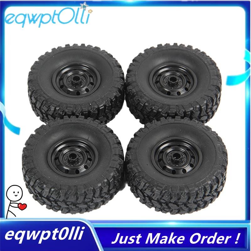^eQQ ^ 4 ชิ้น 65 มิลลิเมตรยาง Tyres ล้อสําหรับ MN D90 D99S MN-90 MN91 MN98 MN99S WPL C14 C24-1 C34 B