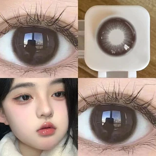 (-0 ° -800 °) คอนแทคเลนส์สายตาสั้น 🌈ZM 🌈 / คอนแทคเลนส์สีน้ำตาล / ดำ / แฟชั่น 2024 ขายร้อนเส้นผ่าศูนย์กลาง 14.0 มม 100