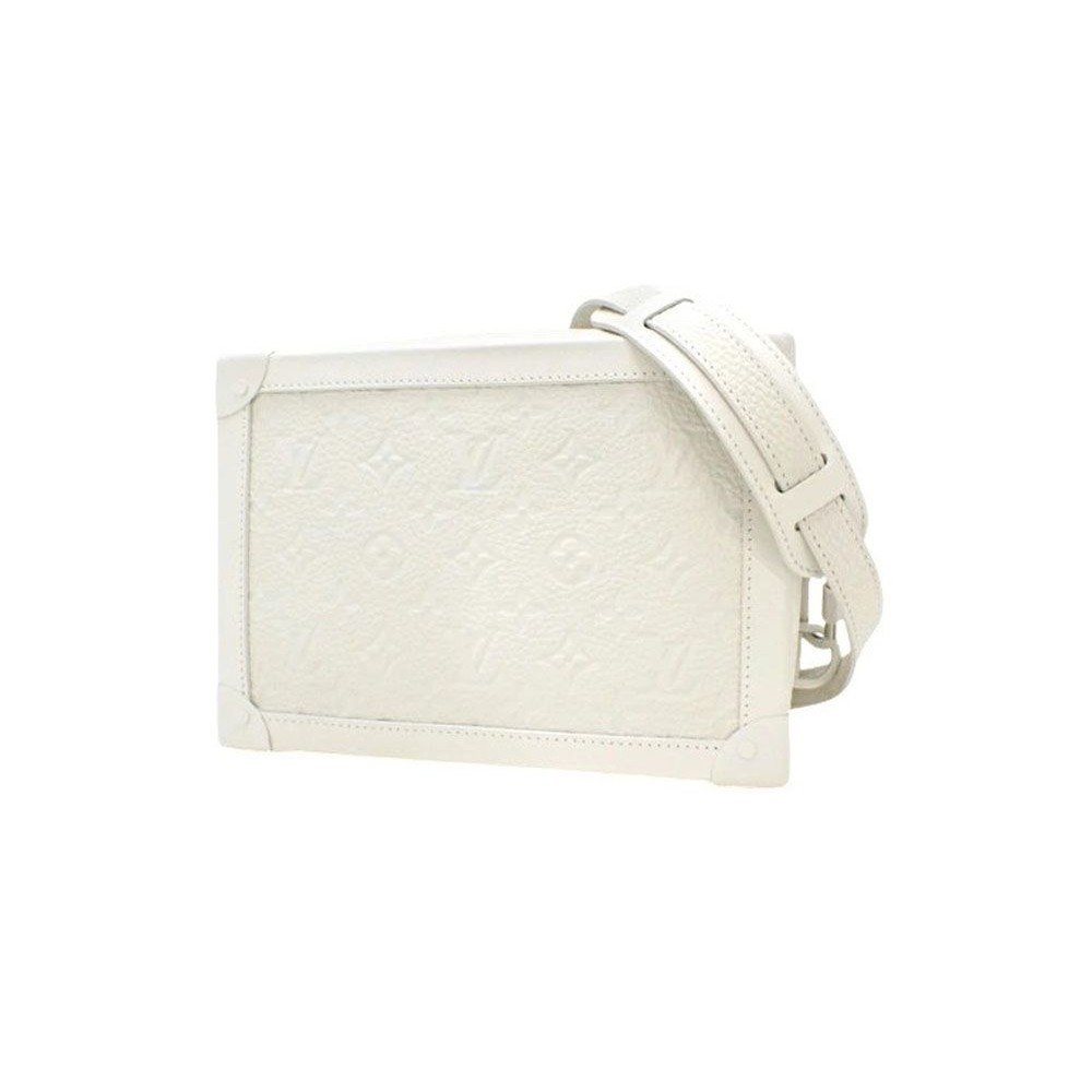 Louis Vuitton Monogram Empreinte Soft Trunk White Unused