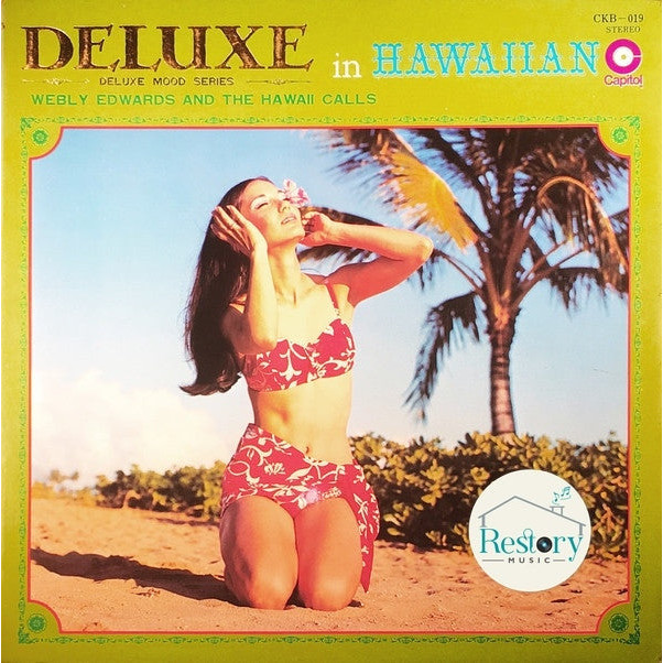 แผ่นเสียง Webley Edwards And The Hawaii Calls Orchestra - Deluxe In Hawaiian (Vinyl) (VG+)