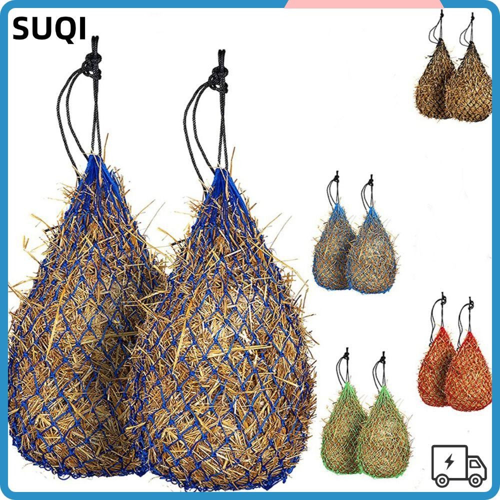 Suqi ถุงตาข่าย ทนทาน สําหรับดูแลม้า