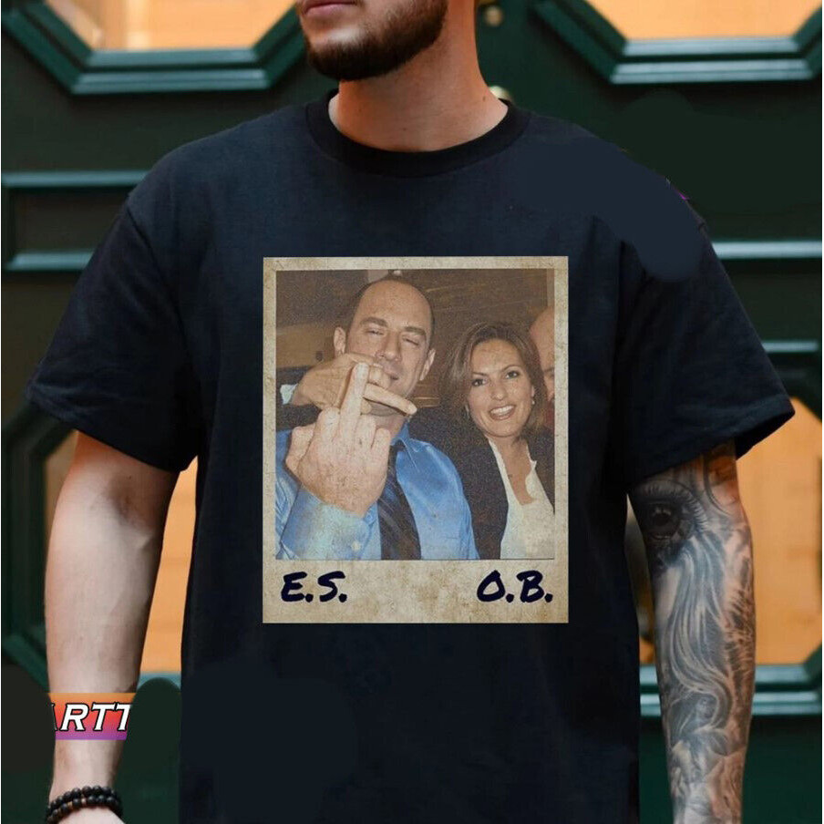เสื้อธีม Law And Order ตัวละคร Olivia Benson และ Elliot Stabler