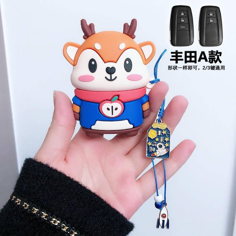 ที่ใส่กุญแจรีโมทรถยนต์ Toyota Hilux Fortuner Corolla Cross Yaris Veloz Yaris Ativ Commuter Corolla Camry Alphard พวงกุญแจรถ. กระเป๋าใส่กุญแจรถ