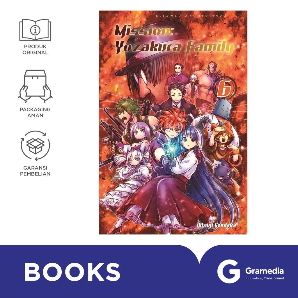 Gramedia Surabaya - Mission: Yozakura Family 06 (Hitsuji Gondaira)