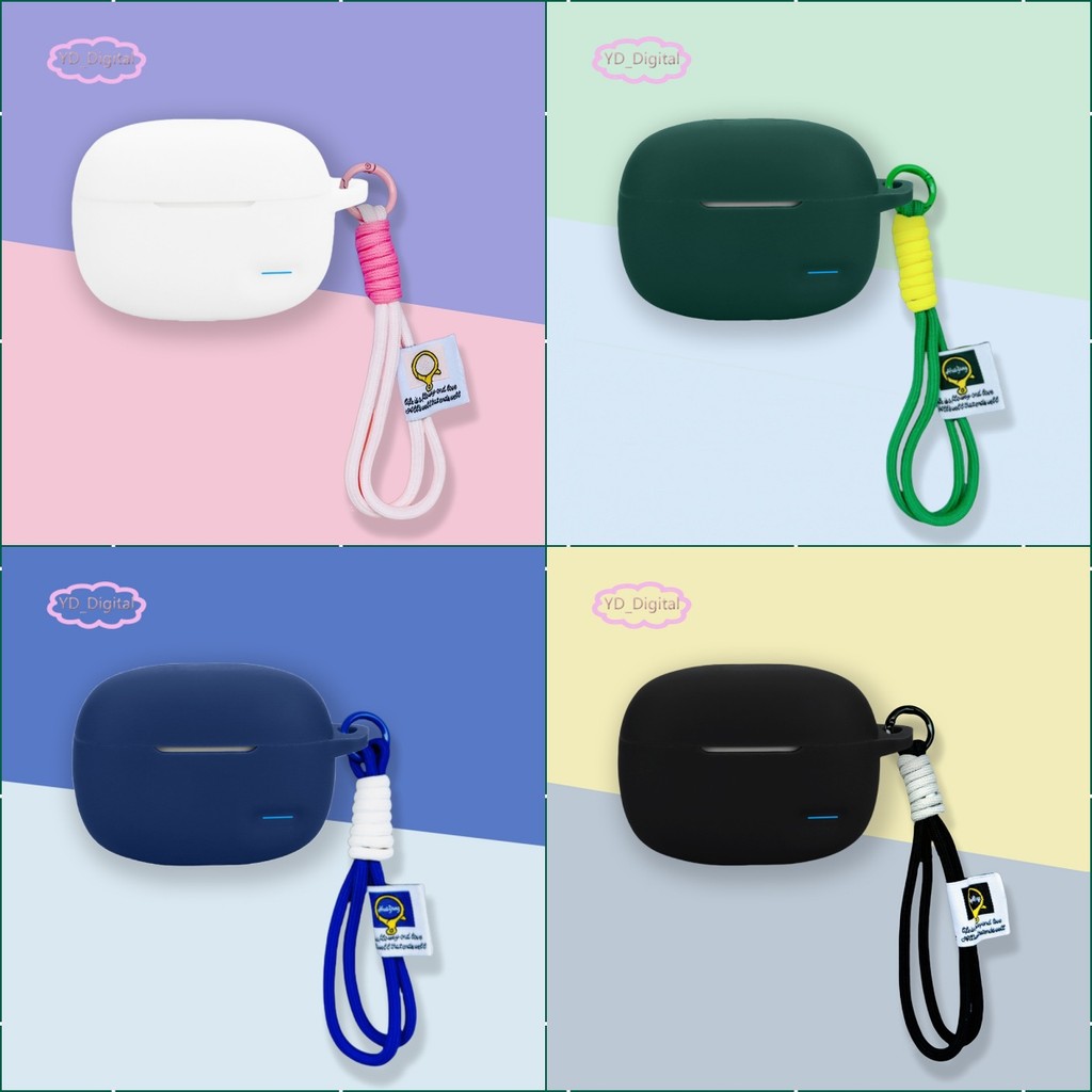 สําหรับ Earfun Air Mini 2/Air 2 NC เคสซิลิโคนหูฟัง Soft Shell กันกระแทกหูฟังปลอกป้องกันกันน้ําพร้อมแ