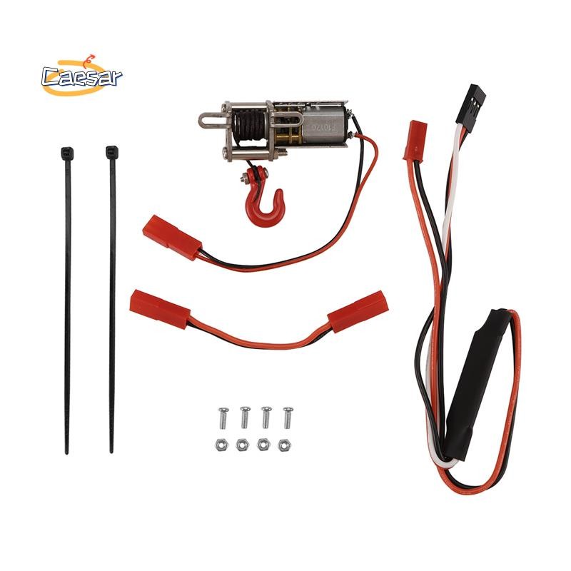 caesarA8RC อลูมิเนียมอัตโนมัติ Winch ชุดสําหรับ /MN/ 1/12 1/14 1/16 Scale RC รถ
