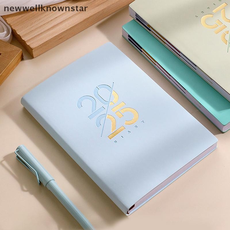 Newwellknownstar Jan 2025 To Dec 2025 Planner Notebook A5 Agenda สเปนภายใน 80GSM รายเดือน/รายสัปดาห์/รายวันโรงเรียนเครื่องเขียน CCB