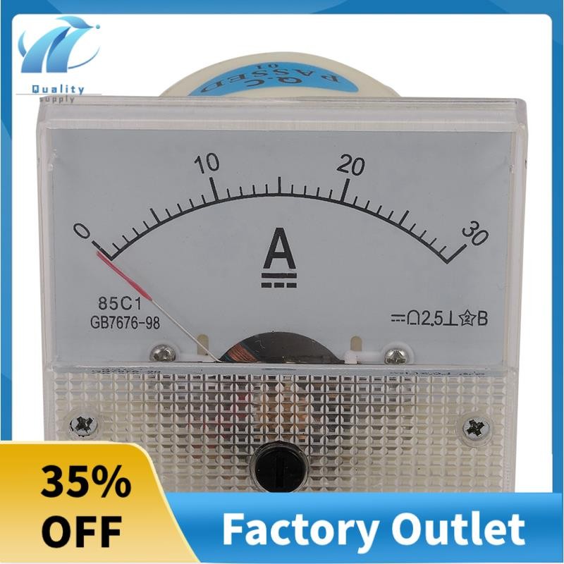 85c1-a Dc Analog Ampere Meter แผงเครื่องวัด 30A Amp Gauge Current Mechanical Ammeters