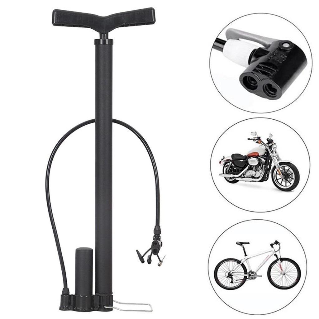 สูบลมแรงดันสูง ที่สูบลม สูบลมจักรยานยนต์ ที่สูบลมจักรยาน ที่สูบลมรถมอไซ สูบจักรยาน สูบลมมือ สูบลมมอเตอร์ไซ - รูปที่ 4