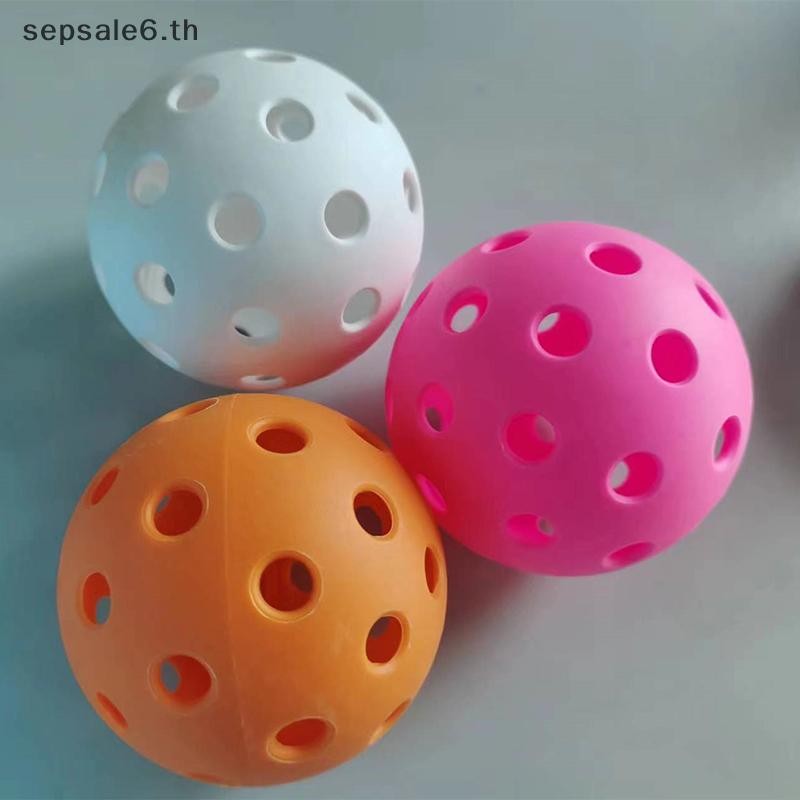 [กลางแจ้ง] Pickleball Injection Molded Resilient 40-Hole Ball - TPE Elasticity Ball Outdoor Sports Playing Experience {th}