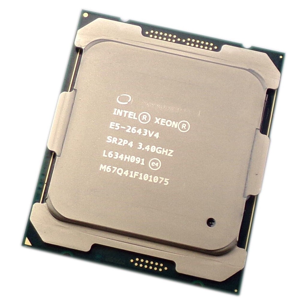 โปรเซสเซอร์ E5-2643v4 3.4 Ghz 6C 20MB 135W CPU-SR2P4 ใช้