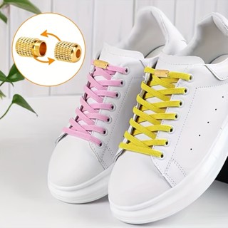 มิก้าสโตร์ ▏8ชิ้นตาข่ายขี้เกียจเชือกผูกรองเท้าผูกฟรีโลหะแคปซ…