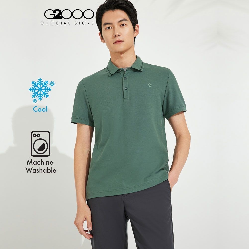 G2000 เสื้อโปโลสำหรับผู้ชาย ทรง Smart Fit รุ่น 4314117247 GREEN