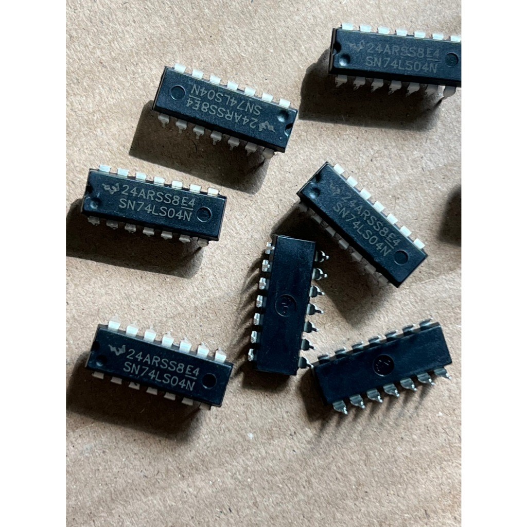 IC74LS04 74LS04 SN74LS04N. IC INVERTER 6CH 1-INP 14DIP