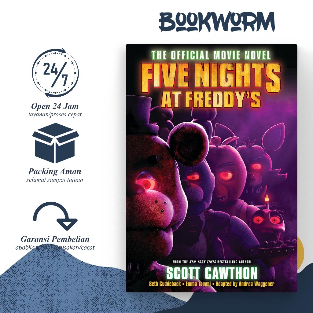 Five Nights at Freddys: The Official Movie Novel โดย Scott Cawthon (ภาษาอังกฤษ)