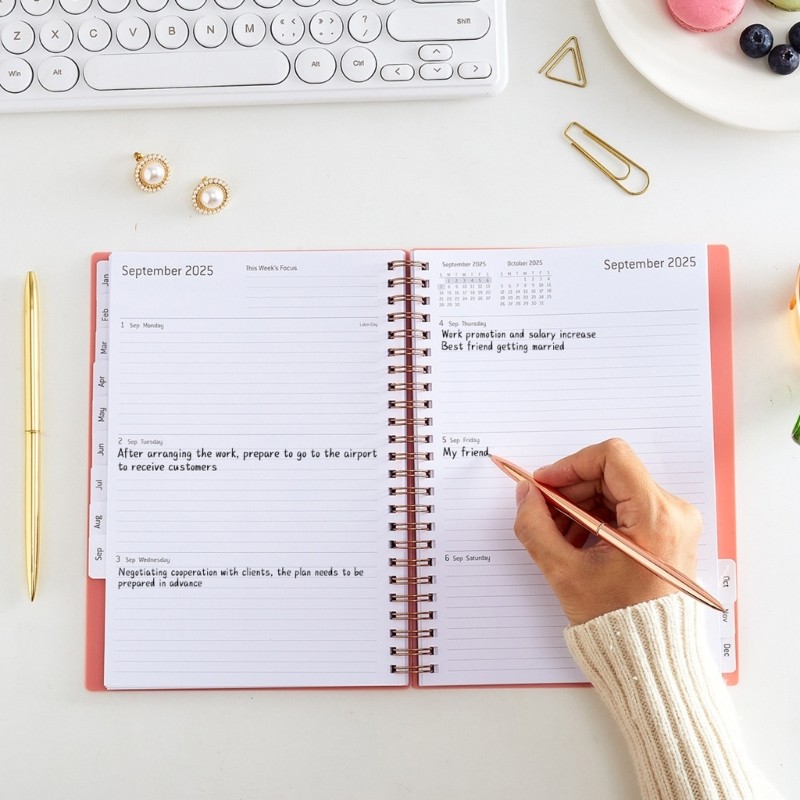 Seng 2025 Weekly Planner ปฏิทินวิชาการจาก Jan 2025-Dec 2025