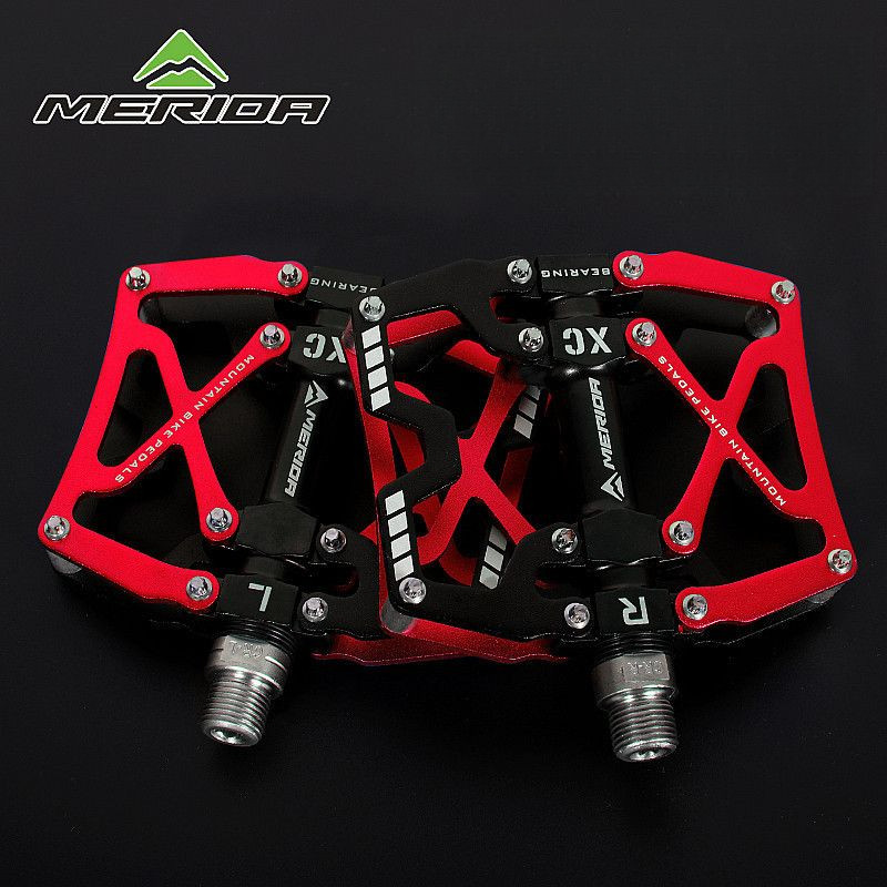 Merida จักรยานเสือภูเขาเหยียบอลูมิเนียมเหยียบจักรยาน Peilin อุปกรณ์ปั่นจักรยานกันลื่น