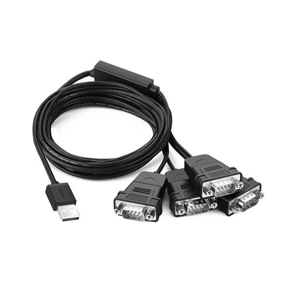 Ugreen 30770/US229 USB 2.0 to 4 serial RS232 Adapter Cable 1.5M