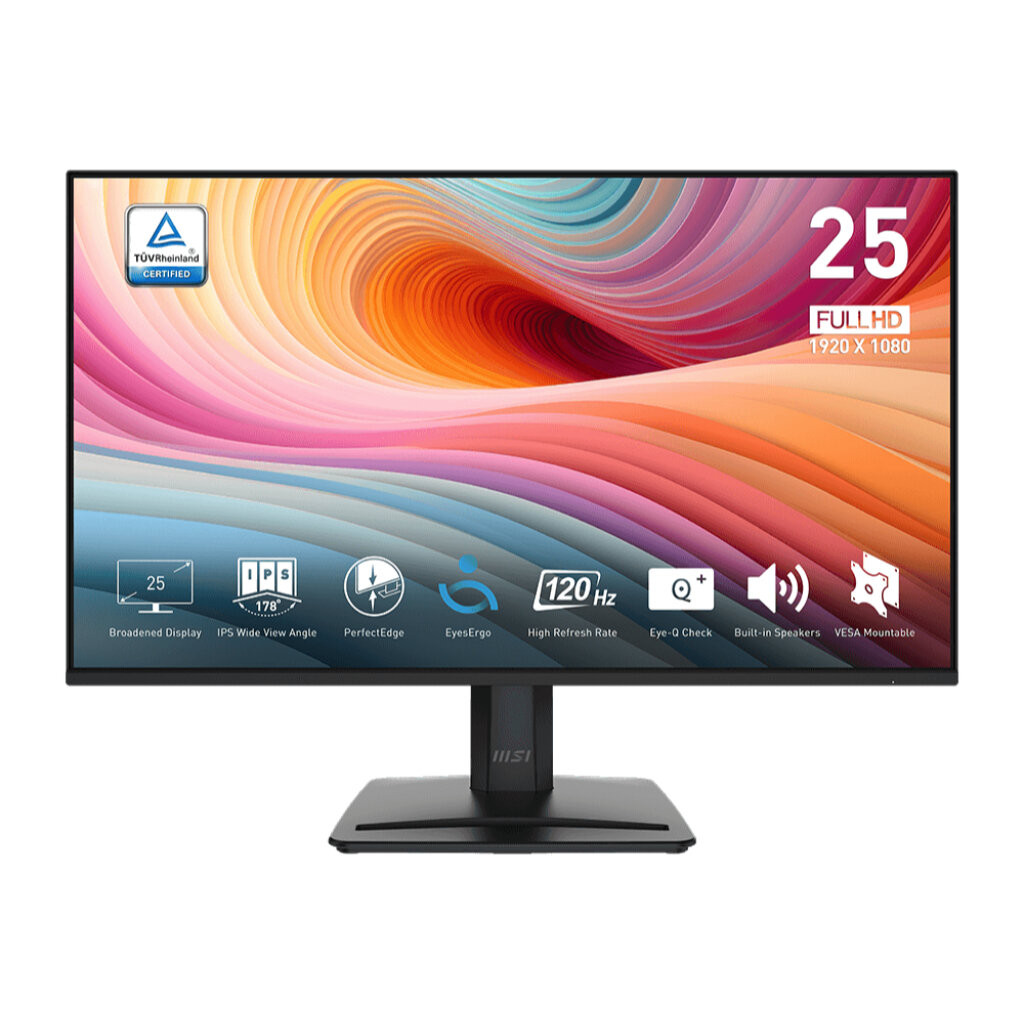 MSI IPS 24.5" PRO MP251 E2 FHD 120Hz With Built-In Speakers MONITOR