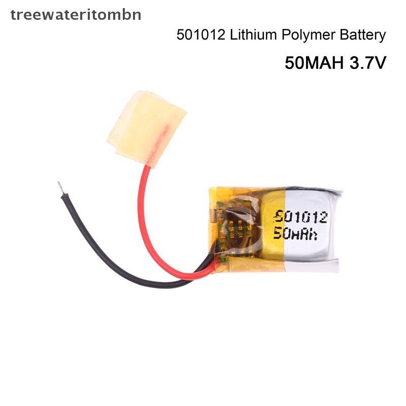 ทีที ทีที 501012 50mah 3.7V แบตเตอรี่ลิเธียมโพลิเมอร์แบบชาร์จไฟได้สําหรับ i7s i8 i12 I9S ชุดหูฟัง MP3 MP4 GPS สมาร์ทนาฬิกา mbn