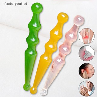 FLTH เรซิ่น Double-Headed Point ปากกา Facial Acupressure Sti…