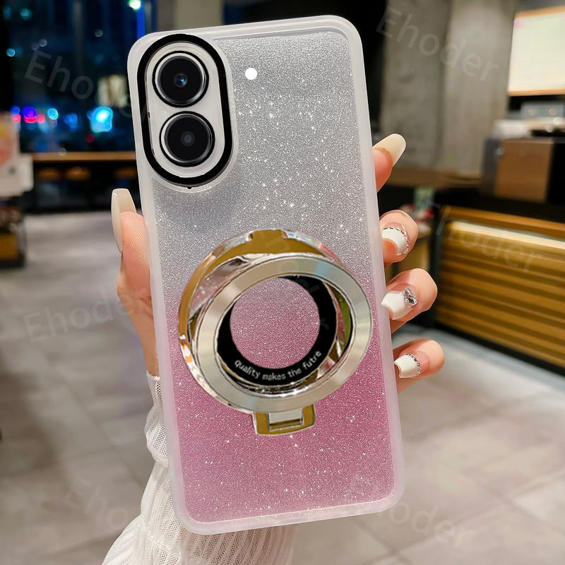 ปลอกสําหรับ XIAOMI POCO C71 Redmi A5 2025 4G 5G โปร่งใสผู้ถือแหวนสําหรับ POCOC71 C 71 RedmiA5 5 นุ่ม