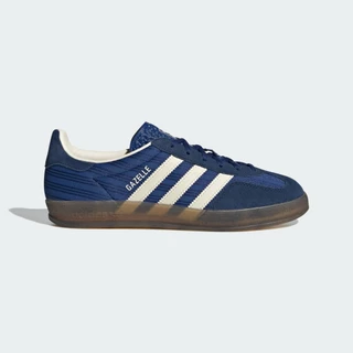 adidas ไลฟ์สไตล์ รองเท้า Gazelle Indoor ผู้หญิง สีน้ำเงิน JS1410