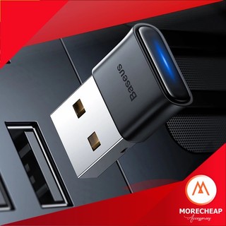 🔥ถูก/แท้🔥Baseus ตัวรับ/ตัวส่ง สัญญาณ Bluetooth 5.1 จากคอมพิวเตอร์ Notebook PS4 Bluetooth 5.1 Adapter USB