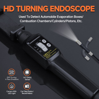 Two-way Articulent Borescope พร้อมกล้องงูขนาดเล็ก 6 มม., IP6…