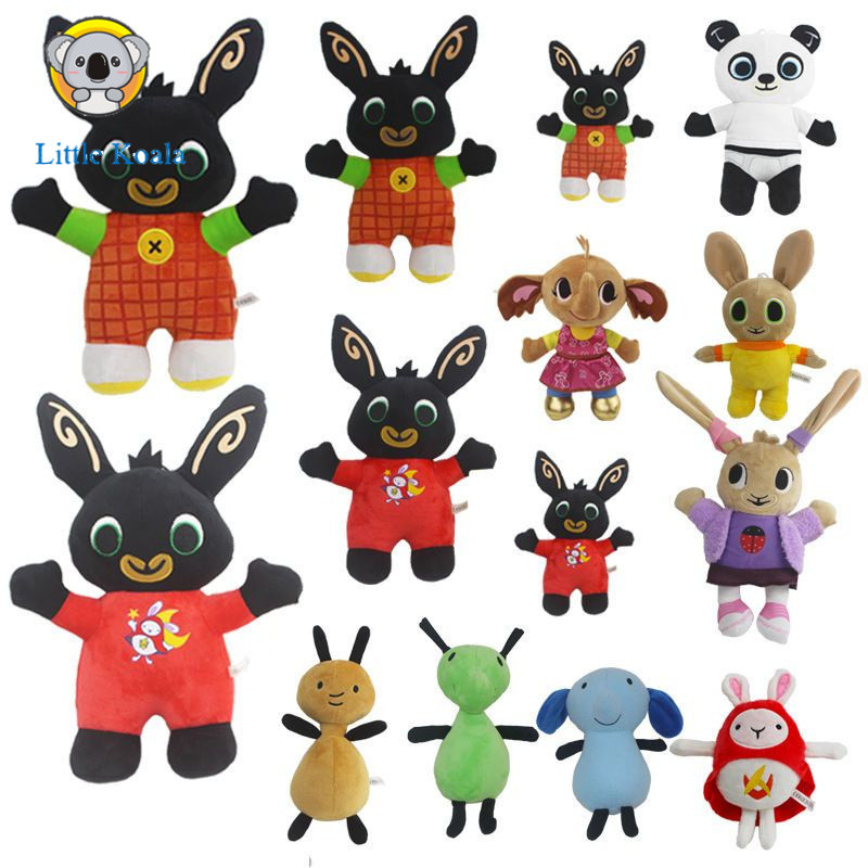 Creative ครบชุด Bing Bunny Bing Bunny ของเล่นตุ๊กตายุโรปอเมริกันภาษาอังกฤษการ์ตูนตุ๊กตาคริสต์มาส