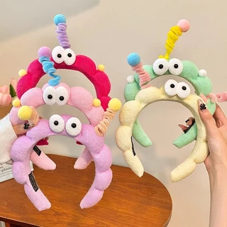 น่ารัก TwistTies ตุ๊กตาฟองน้ําสูง Soft Cloud Shape Hairbands Headwear เครื่องประดับผม