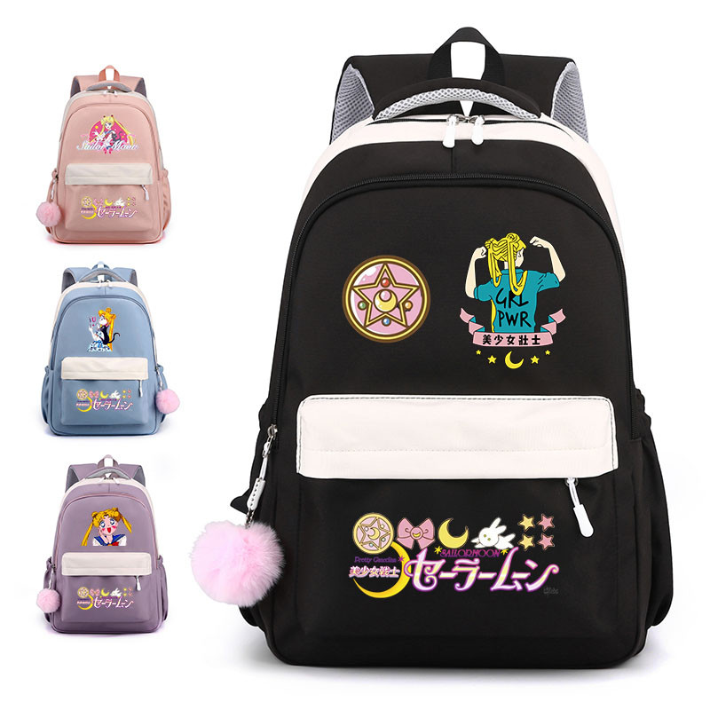 Anime Sailor Moon Bagpack Laptop Backpack School Travel Bag Student Stationery