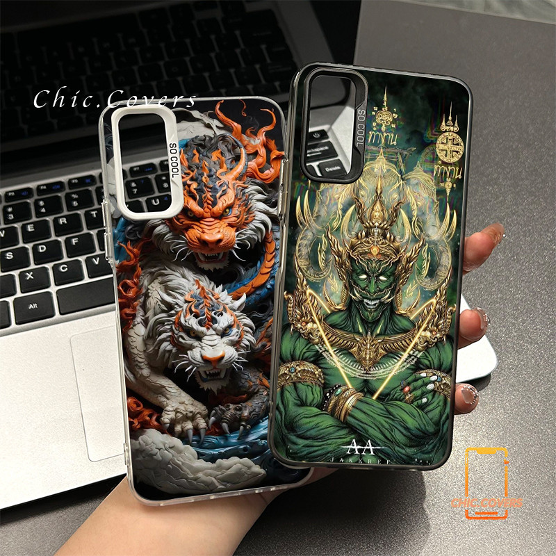 สำหรับ Vivo Y200 Y20 Y20s Y12s Y12A Y17 Y12 Y15 Y11 Y12i Y15A  ตราศักดิ์สิทธิ์สีเขียวทองโทรศัพท์วิโว่ V40 V40PRO Y18 Y18