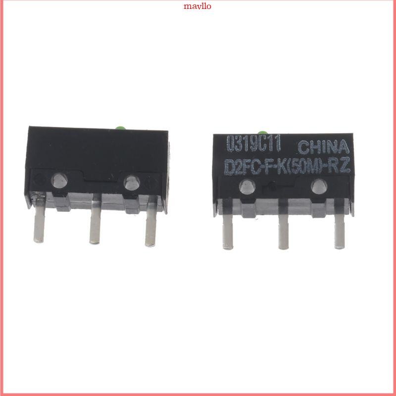 MAVLLO D2FC-FK 50M Micro Switches ปุ่มสําหรับ MX G series Micro Switch สีดํา